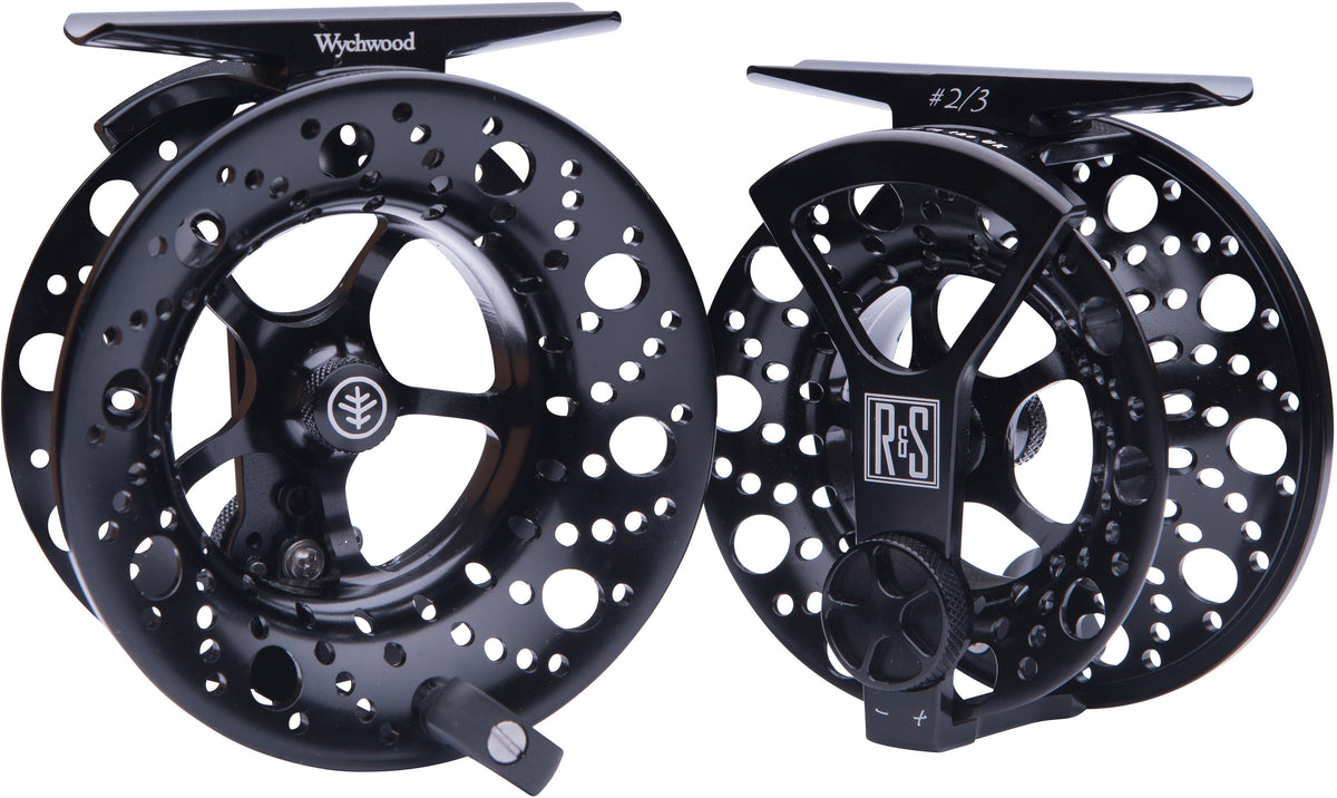 River & Stream #4/5 Weight Black Fishing Reel   Wychwood
