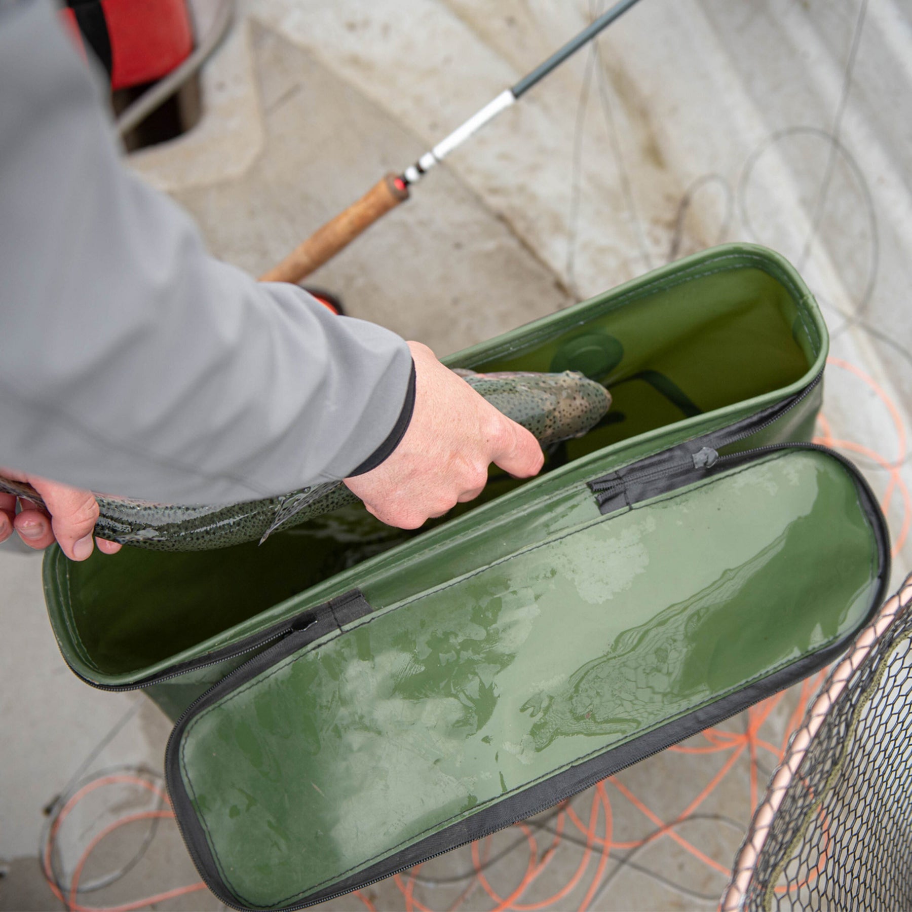 Quick Drain Bass Bag  Bass Bag Wychwood