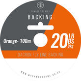 Dacron Flyline Backing 20lb Orange 100m   Wychwood