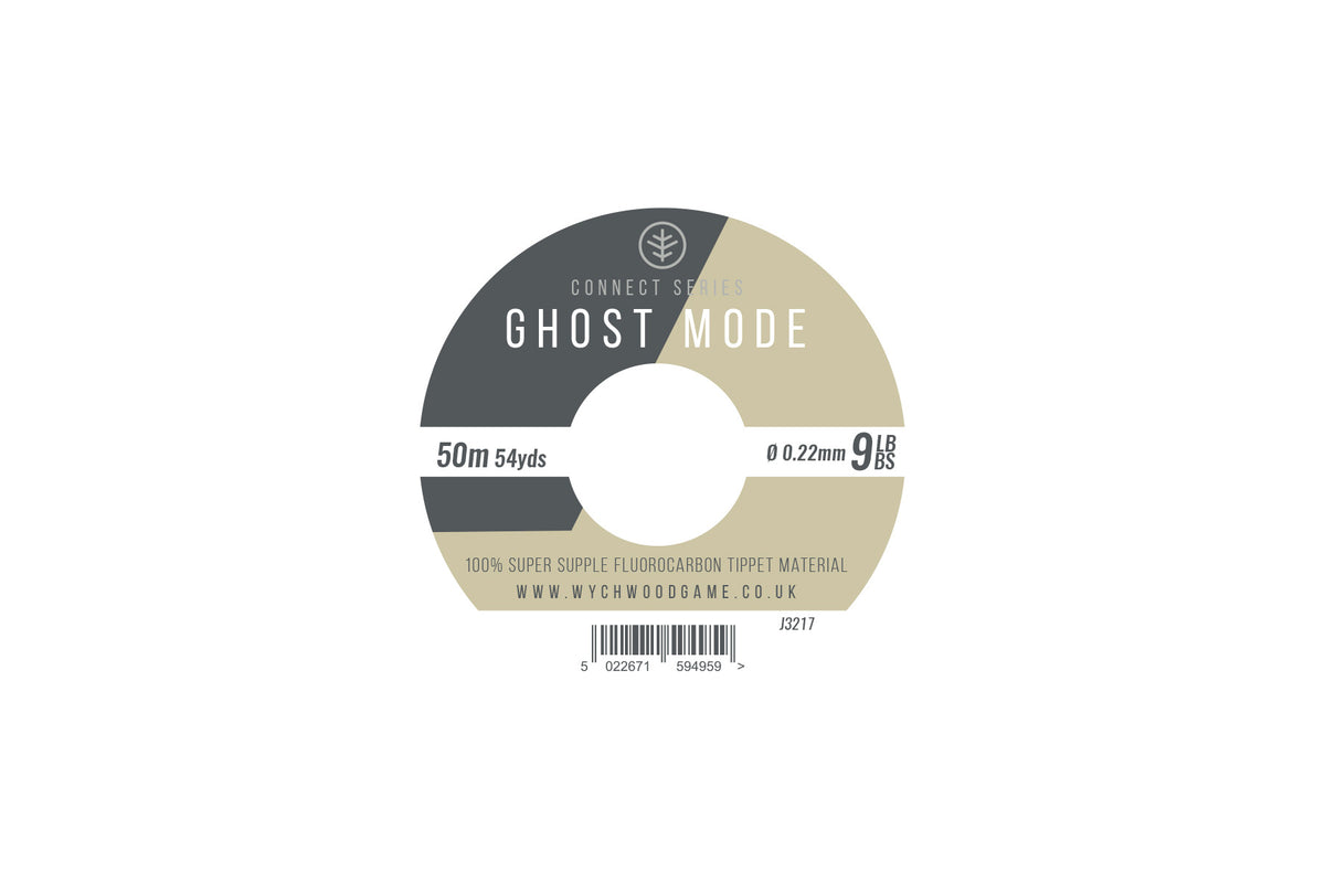 9lb Ghost Mode Tapered Leader 50m  Fly Leader Wychwood