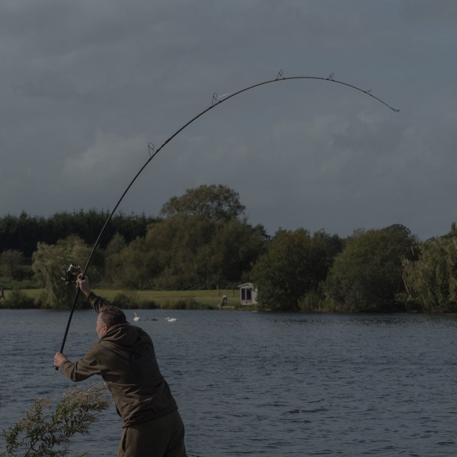 Epic 12ft/360cm 3.25lb AR Slim Cork Carp Fishing Rod