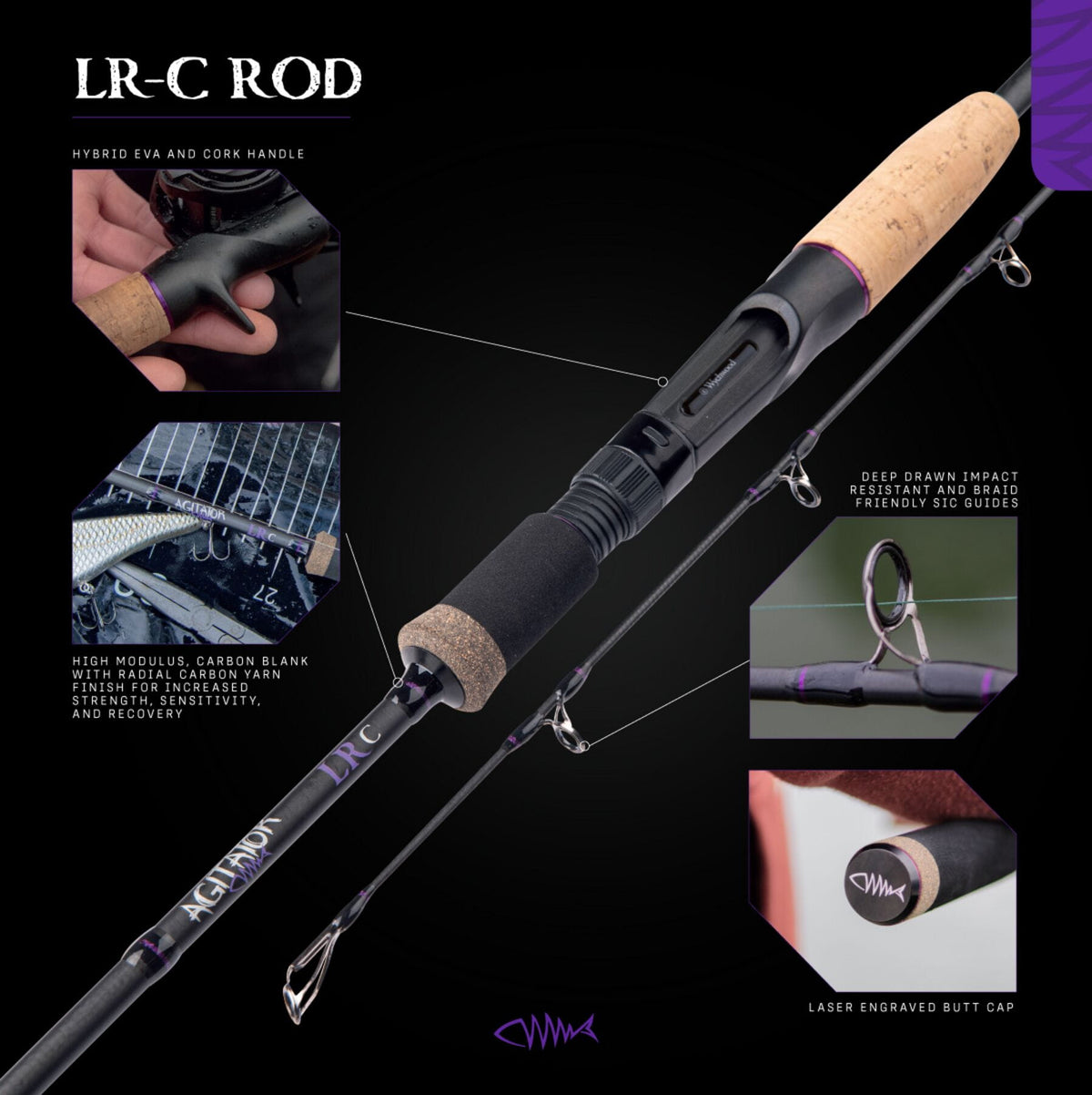 Agitator LR-C 7ft 10-40gr Fishing Rod