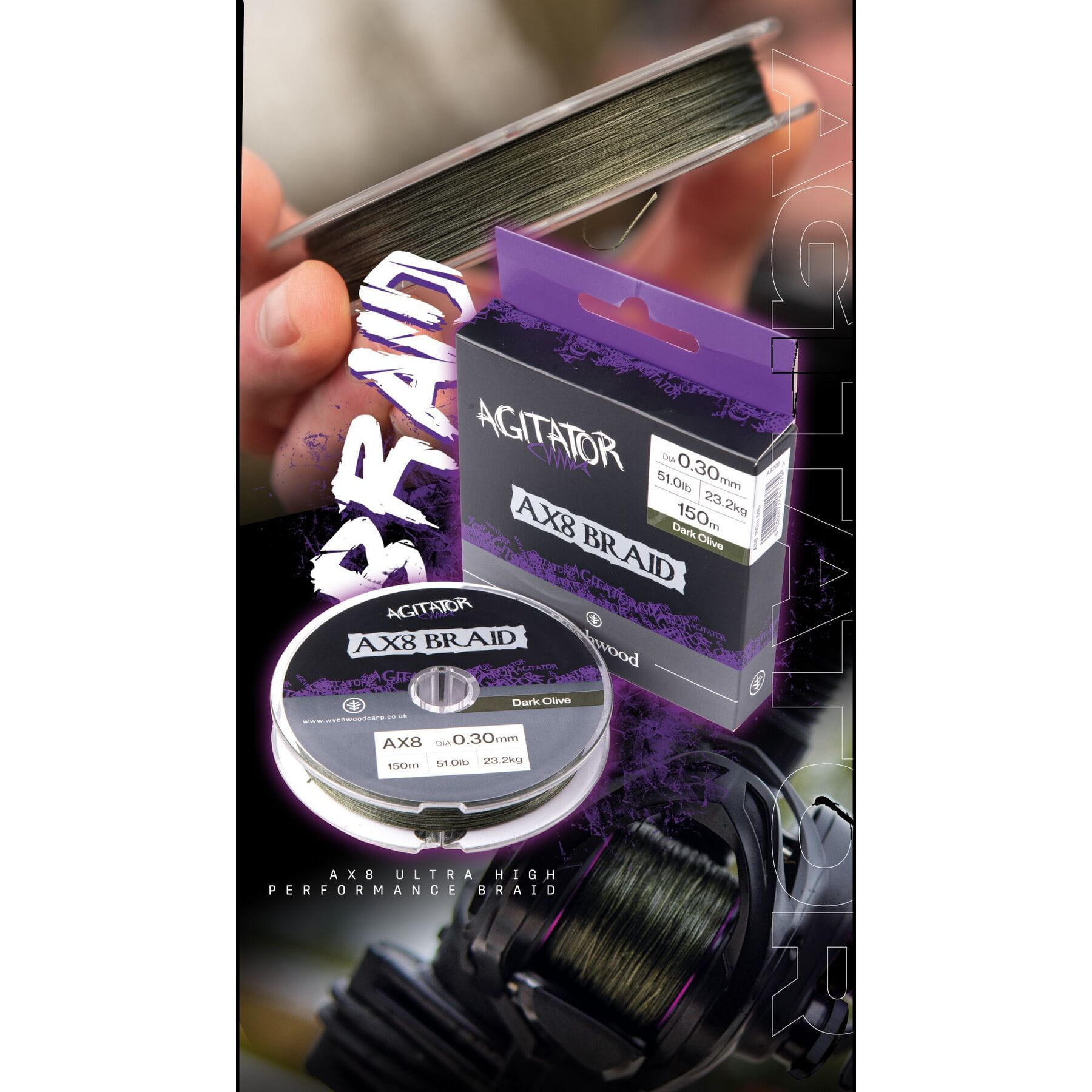 Agitator AX8 300m 31.9lb - 0.20mm