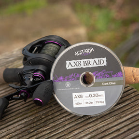 Agitator AX8 150m 44.7lb - 0.28mm  Braid Wychwood