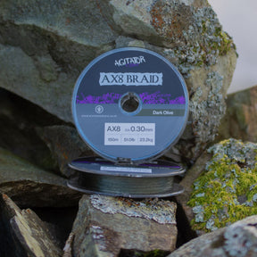 Agitator AX8 150m 16.5lb - 0.12mm Braid  Braid Wychwood
