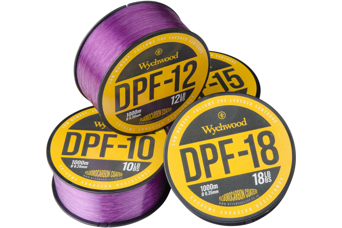 Deep Purple Fluro Coated Mono 10lb Line