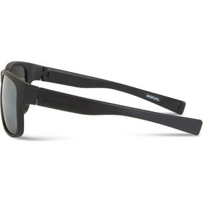Signal Matt Black Sunglasses - 3 Polarised Lens Pack-Silver Mirror/Bronze/Yellow