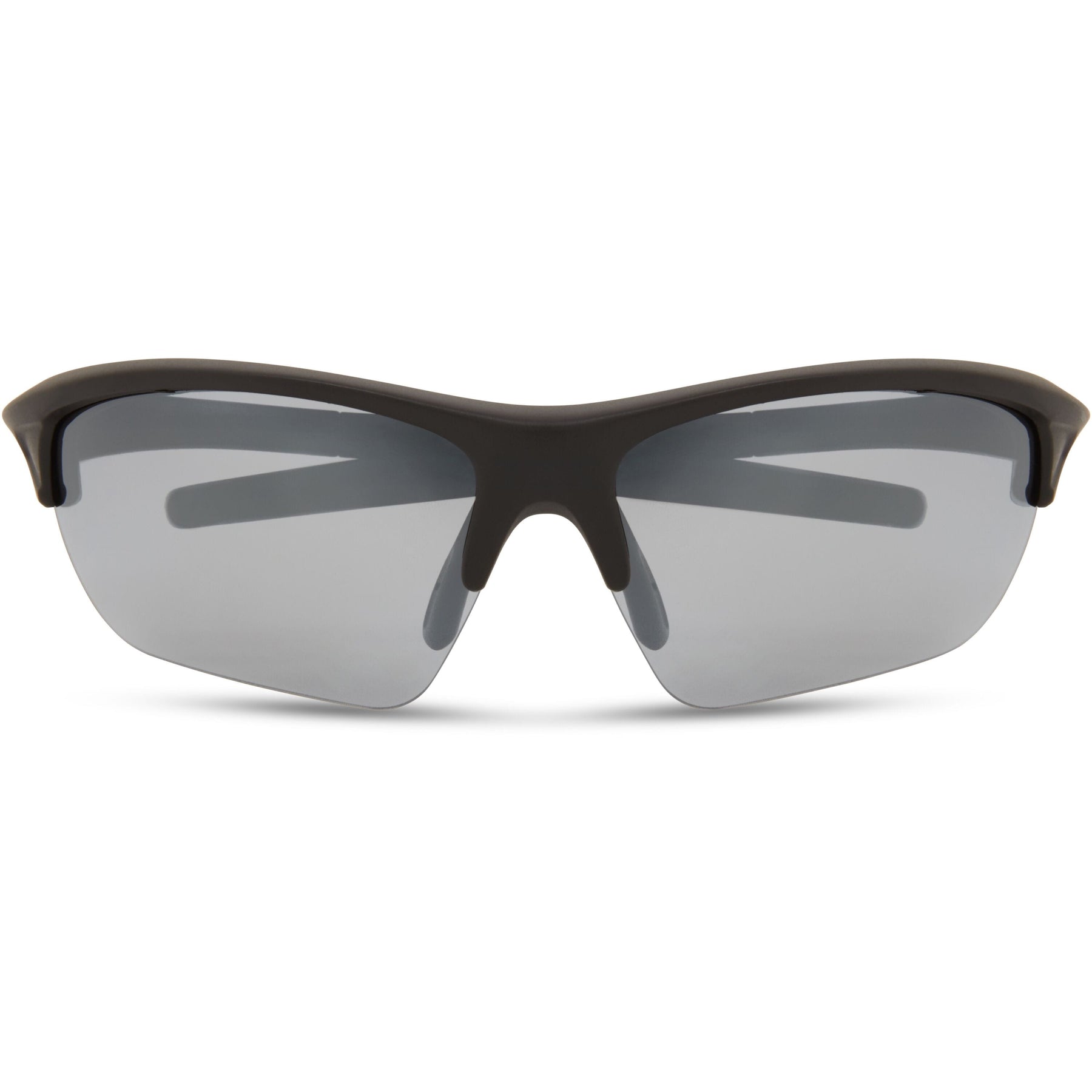 Mission Matt Black Sunglasses- 3 Polarised Lens Pack-Silver Mirror/Bronze/Yellow
