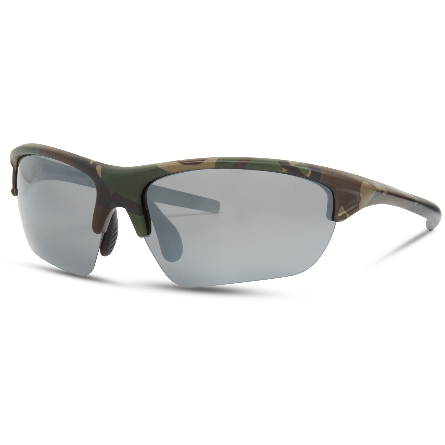 Mission Camo Sunglasses - 3 Polarised Lens Pack- Silver Mirror/ Bronze / Yellow   Wychwood
