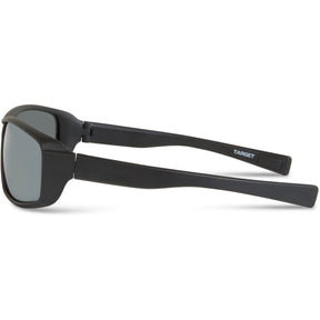 Target Matt Black Sunglasses - 3 Polarised Lens Pack-Silver Mirror/Bronze/Yellow   Wychwood
