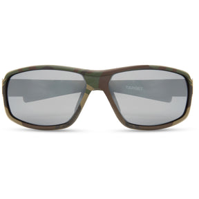 Target Camo Sunglasses - 3 Polarised Lens Pack - Silver Mirror / Bronze / Yellow   Wychwood