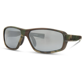 Target Camo Sunglasses - 3 Polarised Lens Pack - Silver Mirror / Bronze / Yellow