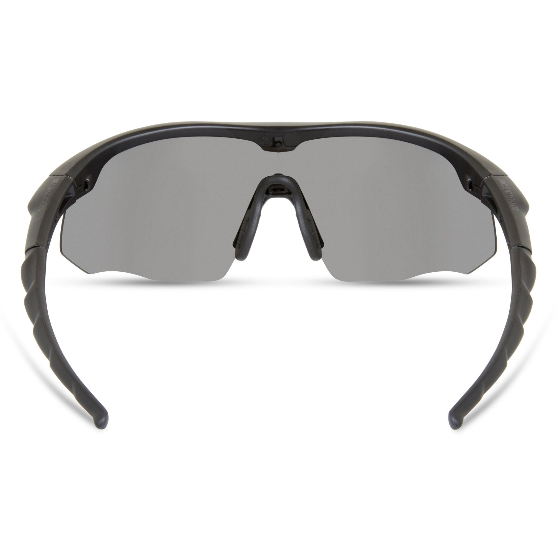 Shields Matt Black Sunglasses- 3 Polarised Lens Pack-Silver Mirror/Bronze/Yellow