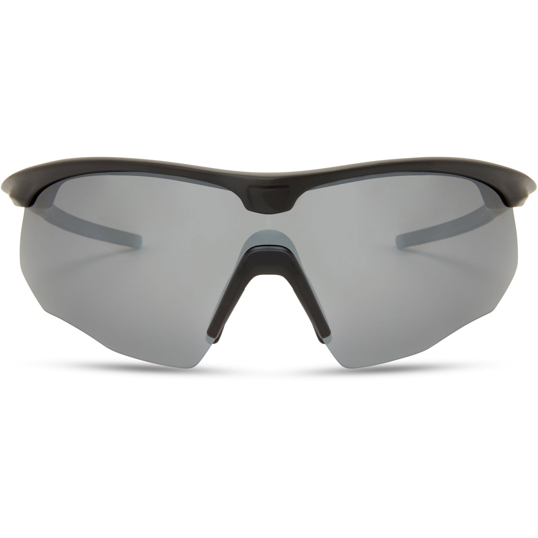 Shields Matt Black Sunglasses- 3 Polarised Lens Pack-Silver Mirror/Bronze/Yellow