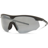 Shields Matt Black Sunglasses- 3 Polarised Lens Pack-Silver Mirror/Bronze/Yellow   Wychwood