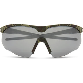 Shields Green Camo Sunglasses-3 Polarised Lens Pack-Silver Mirror/Bronze/Yellow  Sunglasses Wychwood