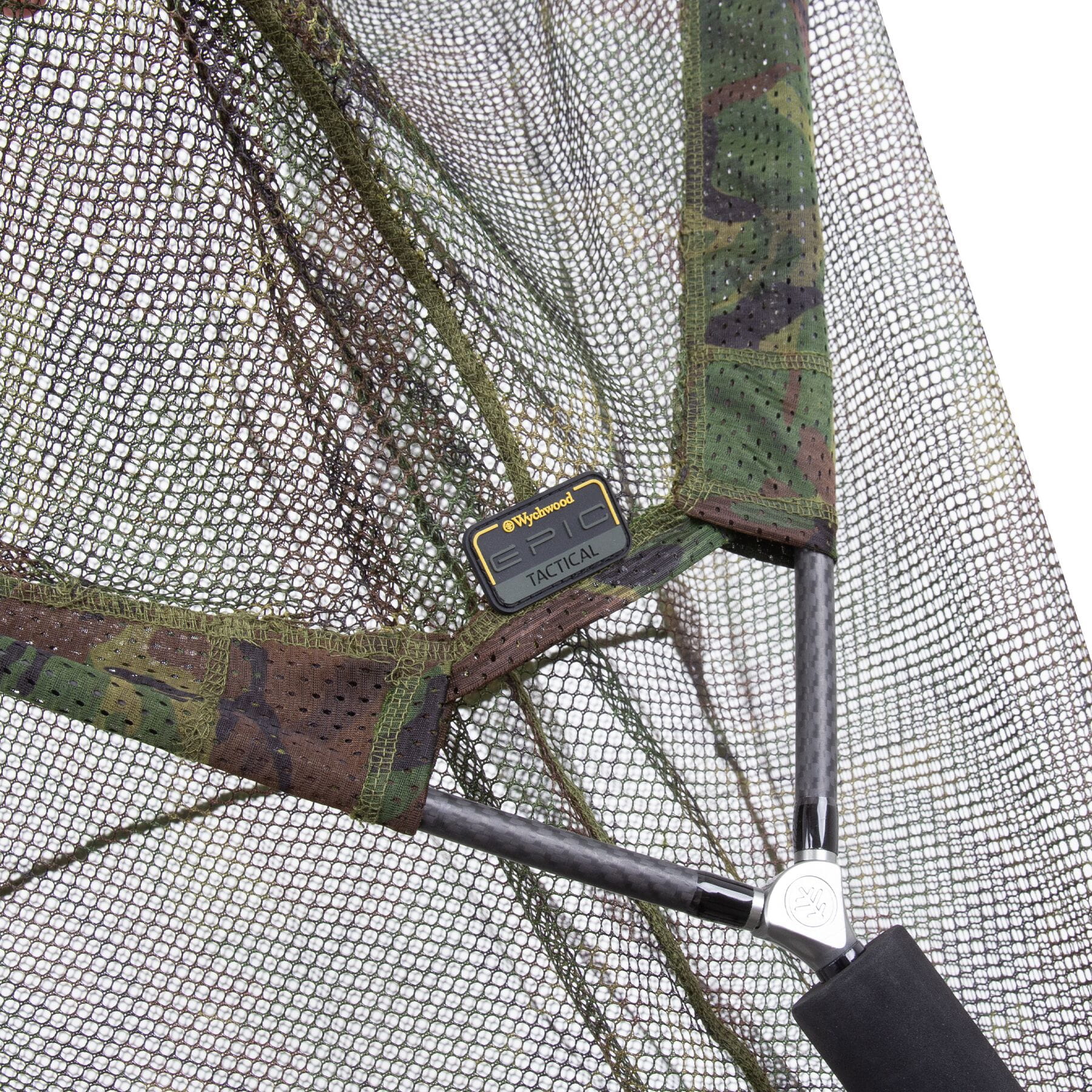 Epic Tactical 42" Landing Net & 6ft 2Pc Handle With Net Float  Landing Net Wychwood
