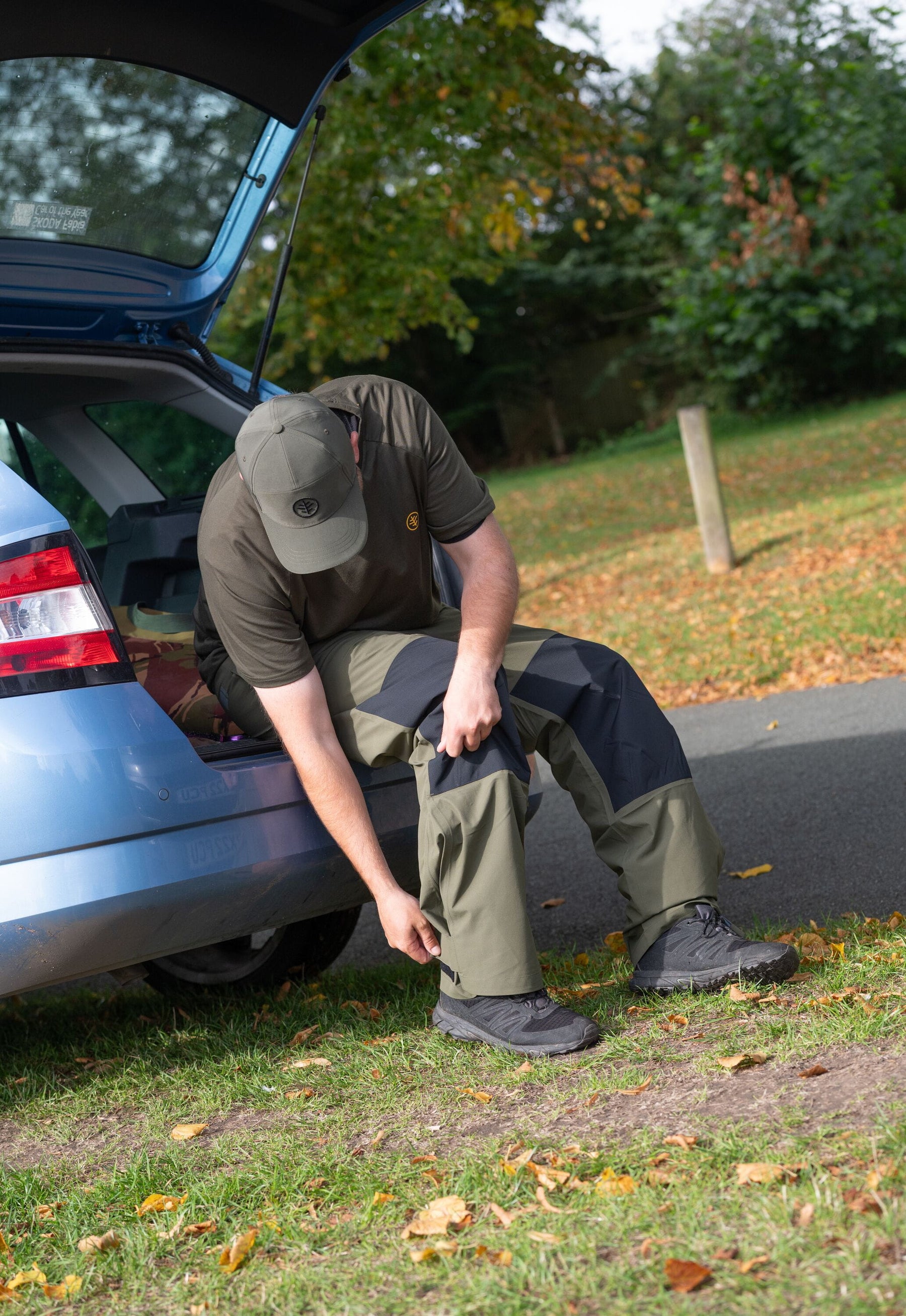 Waterproof Trousers Olive/Black