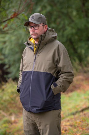 Waterproof Jacket Olive/Black