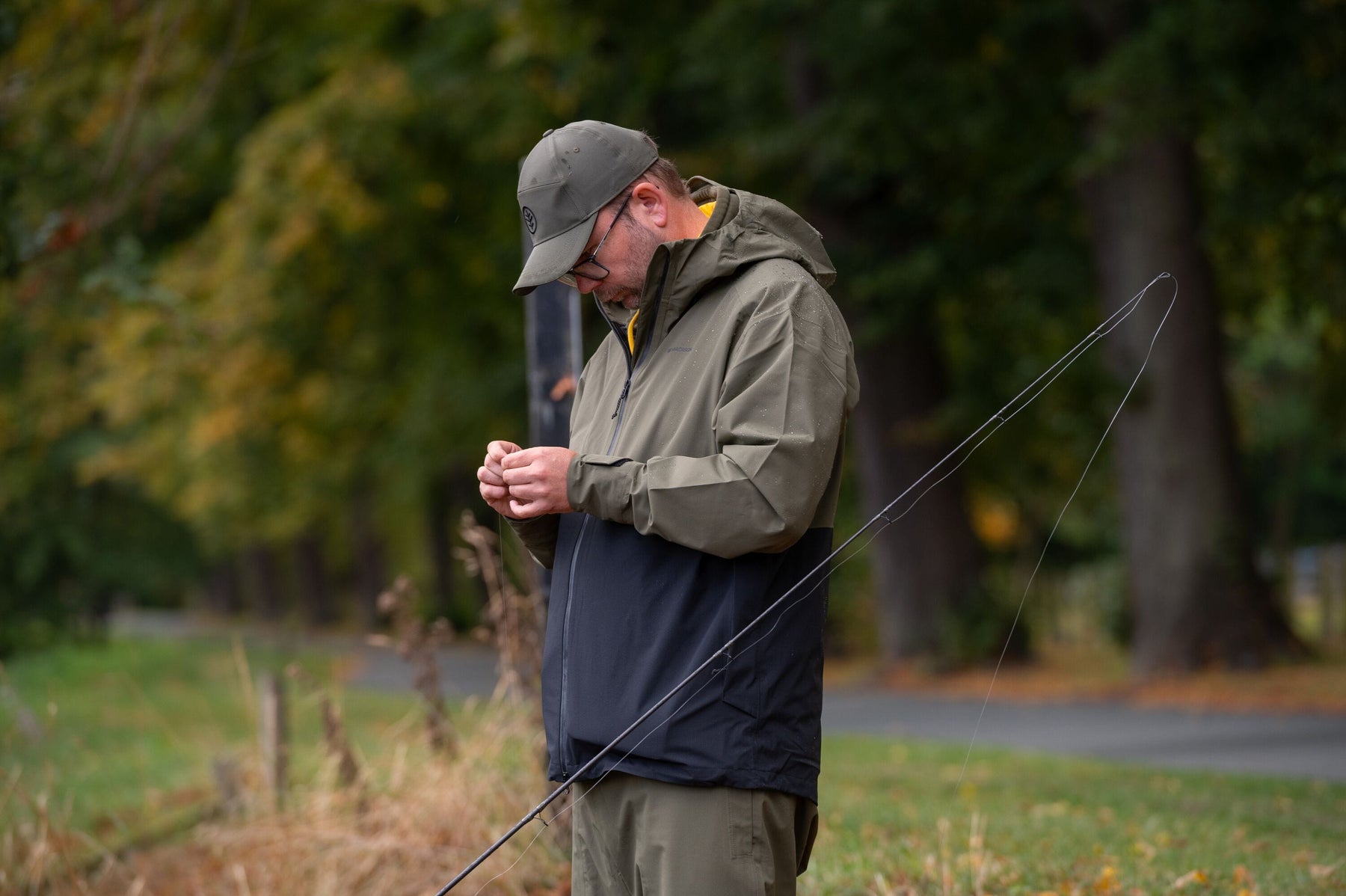 Waterproof Jacket Olive/Black