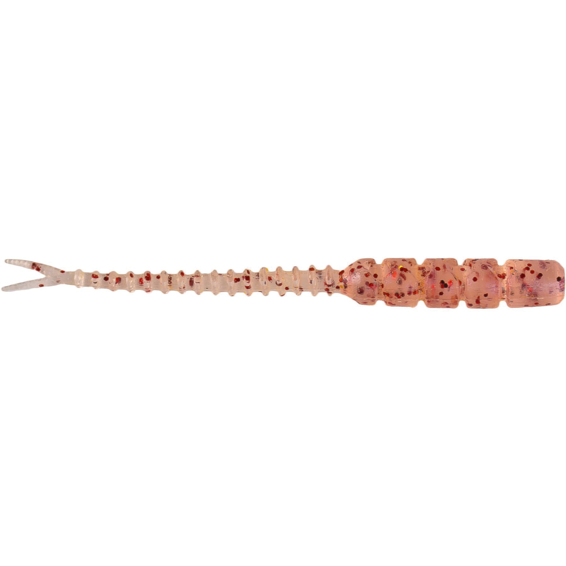 AJI  BACHI-BACHI 2" - Clear Red Glit Pack of 12 Lures   Wychwood