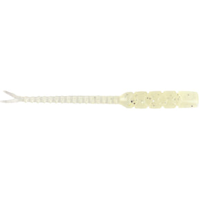 AJI  BACHI-BACHI 2" - White Glow Glit Pack of 12 Lures  Lures Wychwood