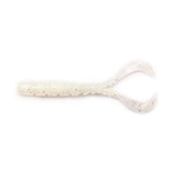 AJI  CHIKI-CHIKI 1.7" - White Glow Glit Pack of 12 Lures   Wychwood