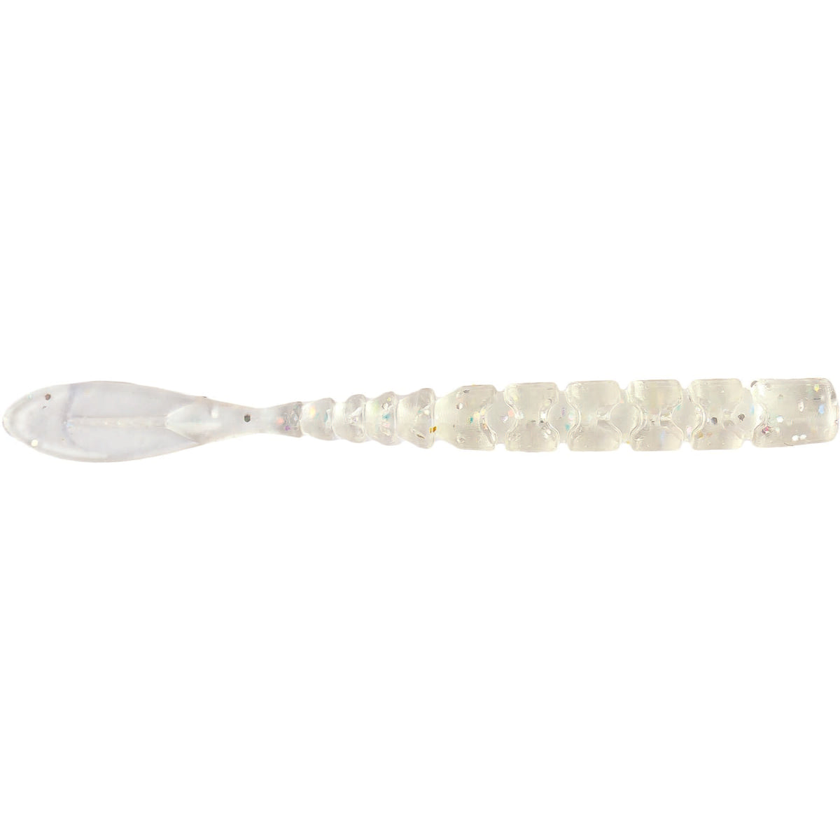 AJI  FLA-FLA 2" - Clear R/Bow Glit Pack of 12 Lures   Wychwood