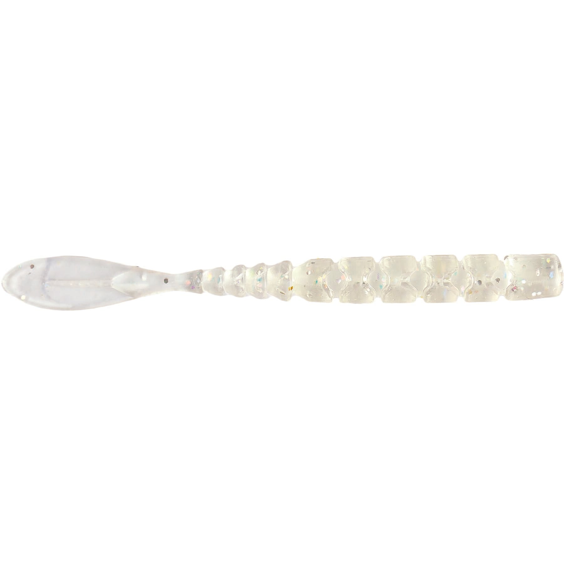 AJI  FLA-FLA 2" - Clear R/Bow Glit Pack of 12 Lures   Wychwood