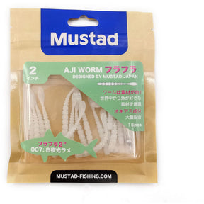 AJI  FLA-FLA 2" - Clear R/Bow Glit Pack of 12 Lures   Wychwood