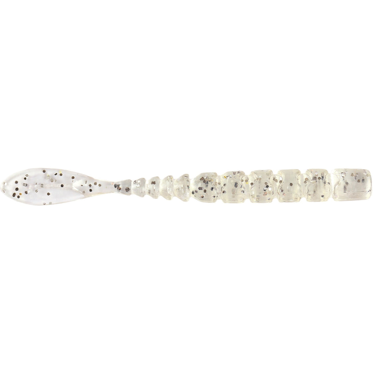 AJI  FLA-FLA 2" - Clear Silver Glit Pack of 12 Lures   Wychwood