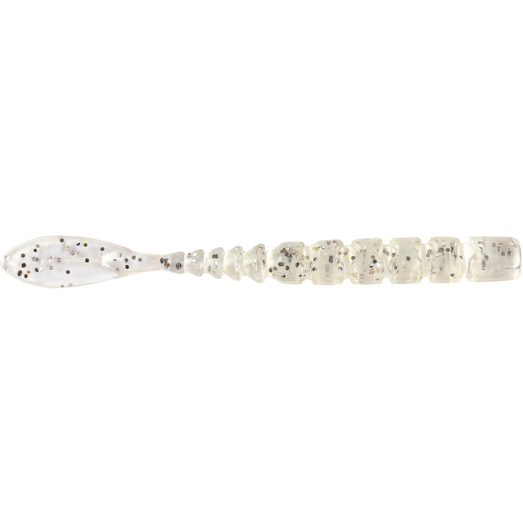 AJI  FLA-FLA 2" - Clear Silver Glit Pack of 12 Lures   Wychwood