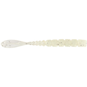 AJI  FLA-FLA 2" - White Glow Glit Pack of 12 Lures   Wychwood