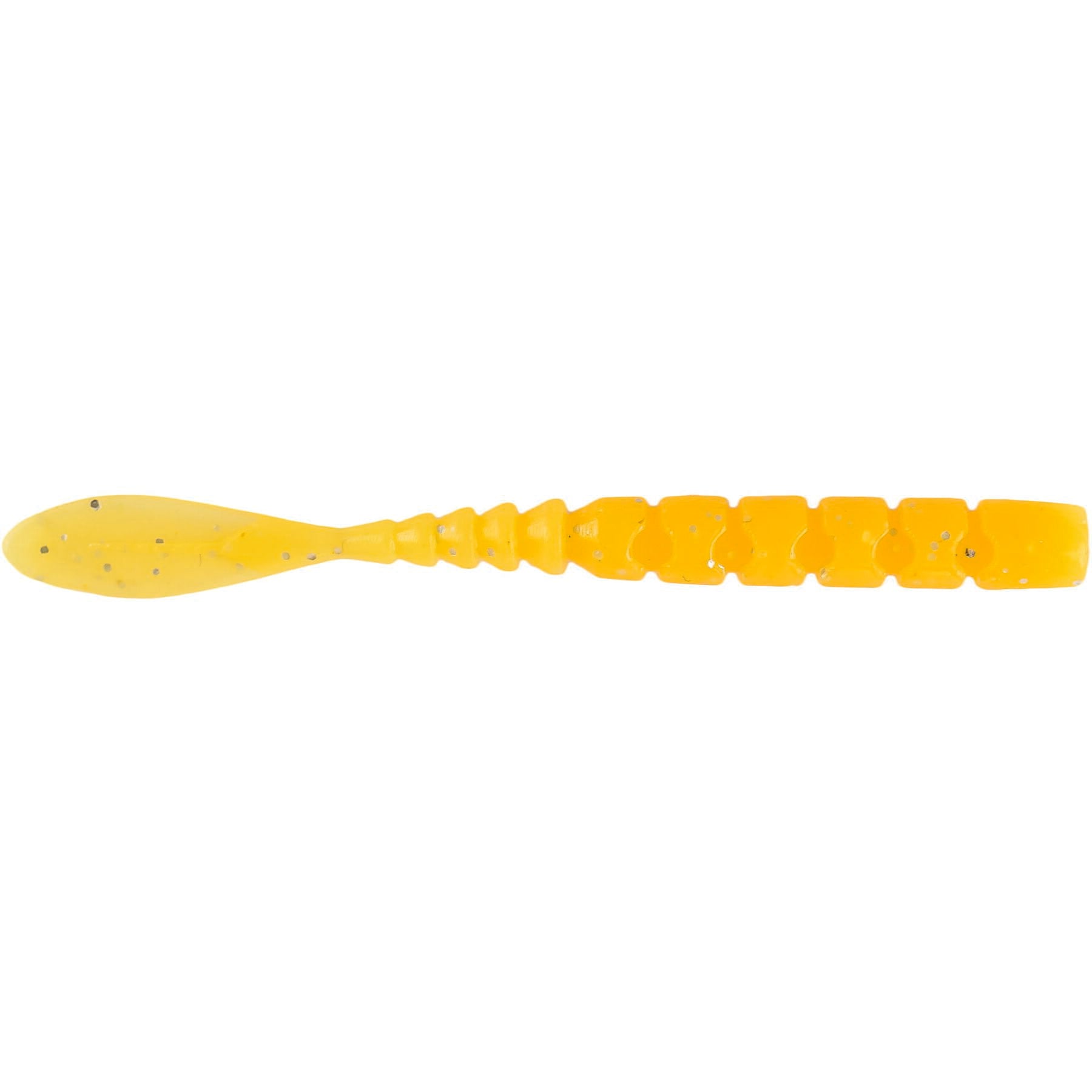 AJI  FLA-FLA 2" - Orange Glow Glit Pack of 12 Lures   Wychwood