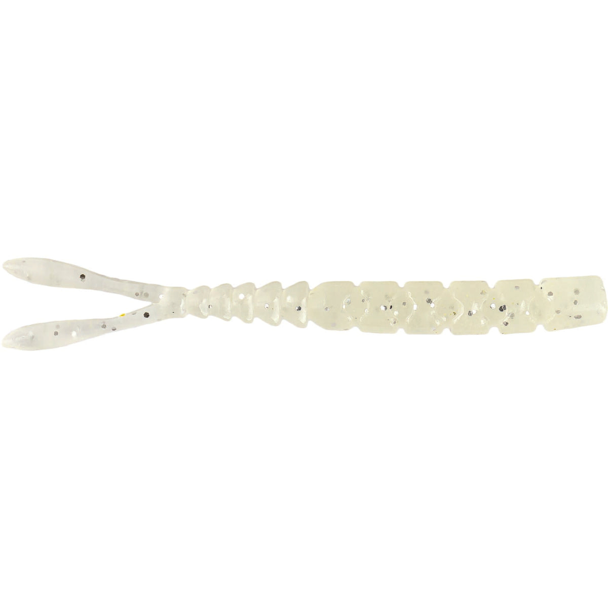 AJI  PILO-PILO 2" - White Glow Glit Pack of 12 Lures   Wychwood