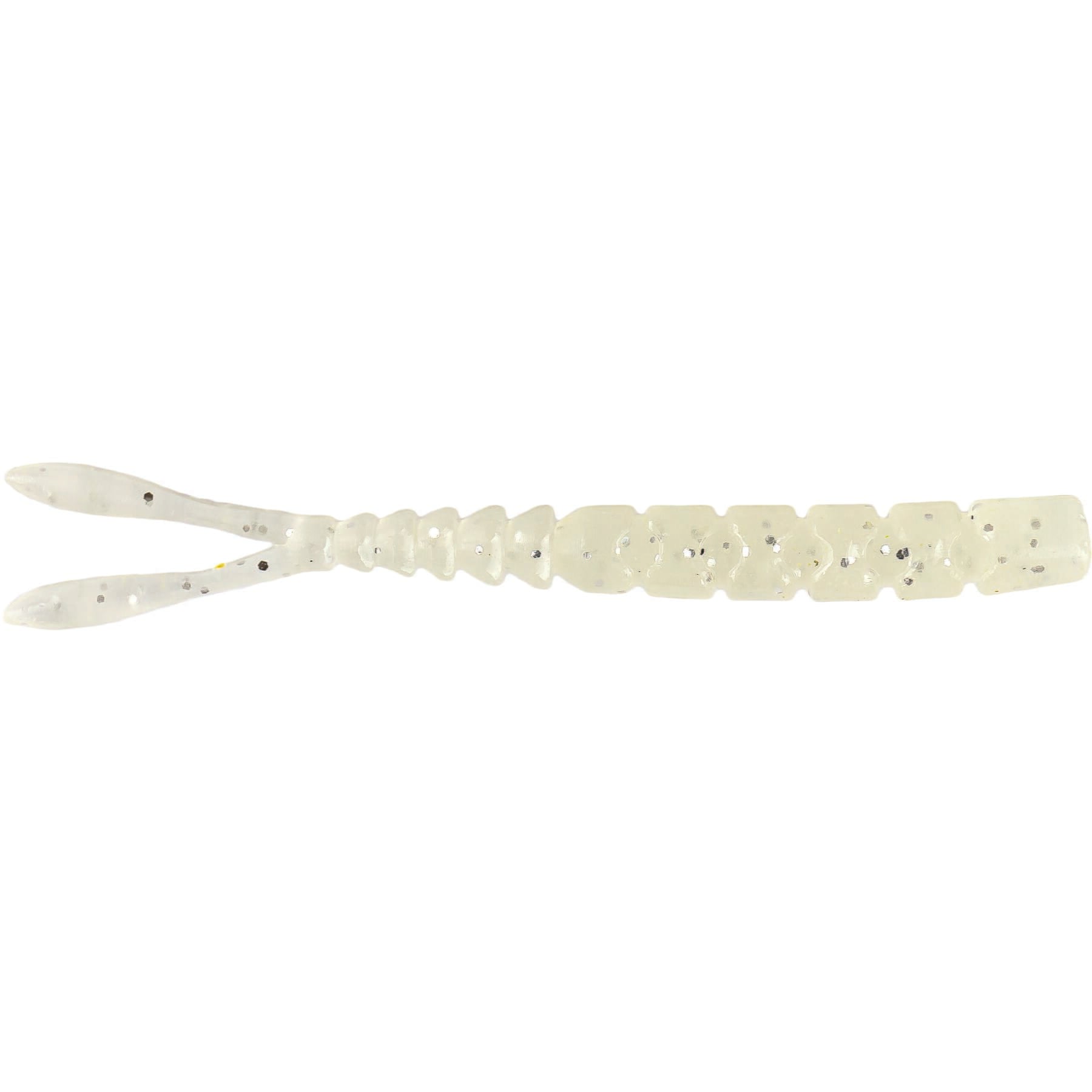 AJI  PILO-PILO 2" - White Glow Glit Pack of 12 Lures   Wychwood