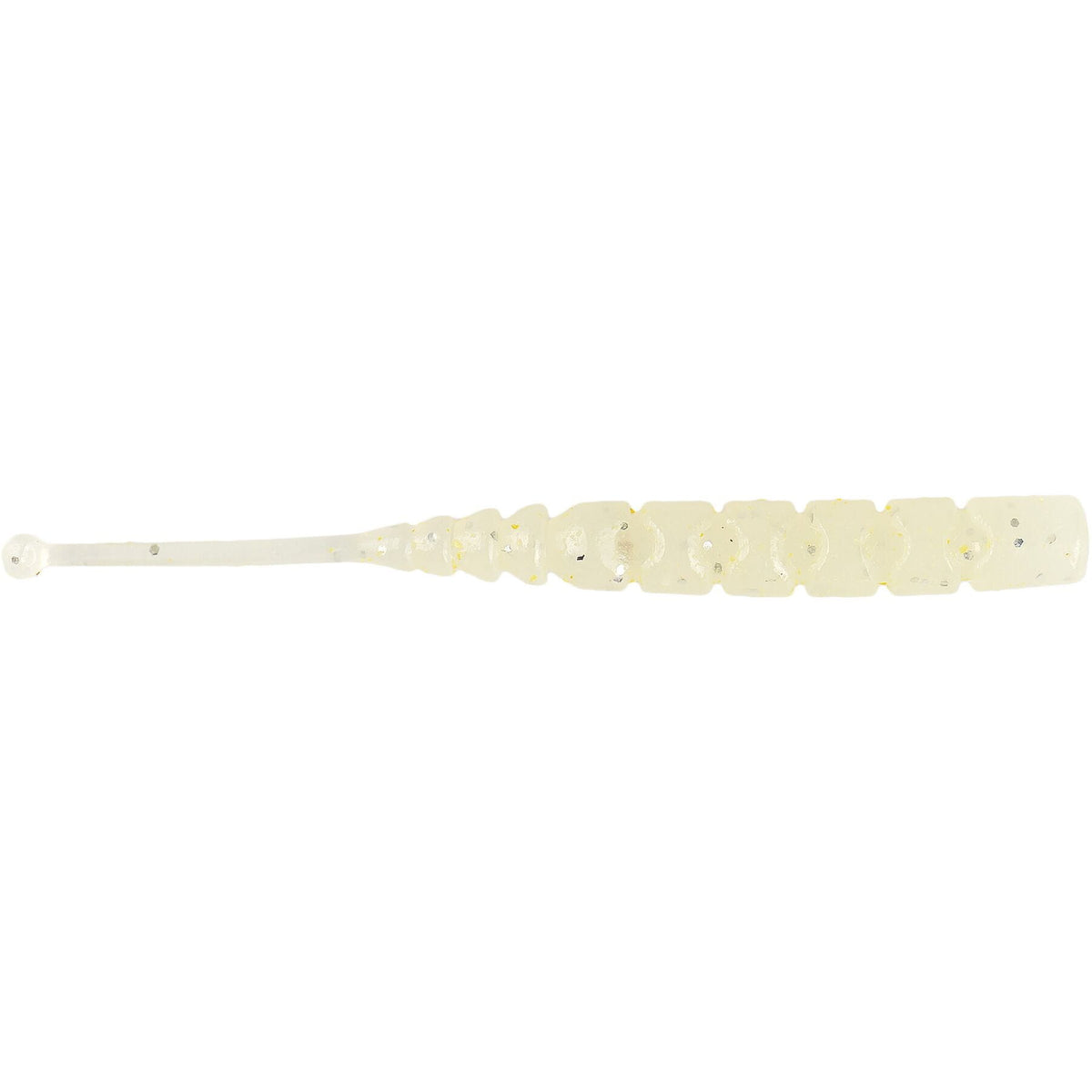 AJI  PLU-PLU 2" - White Glow Glit Pack of 12 Lures   Wychwood