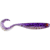 Mezashi Cross Curly Tail  3.5"  Purple Magic Pack of 6 Lures   Wychwood